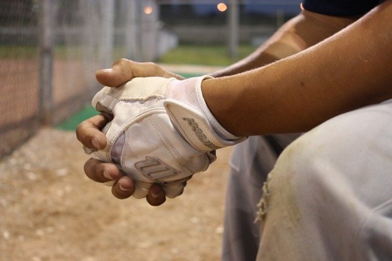 baseball field - player